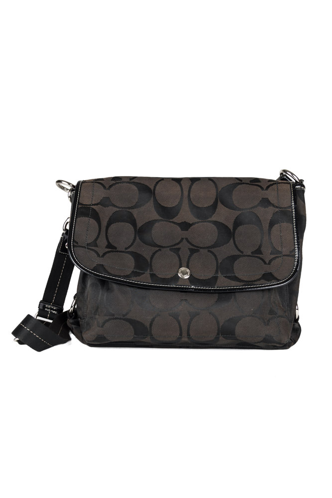 coach crossbody messenger bag black