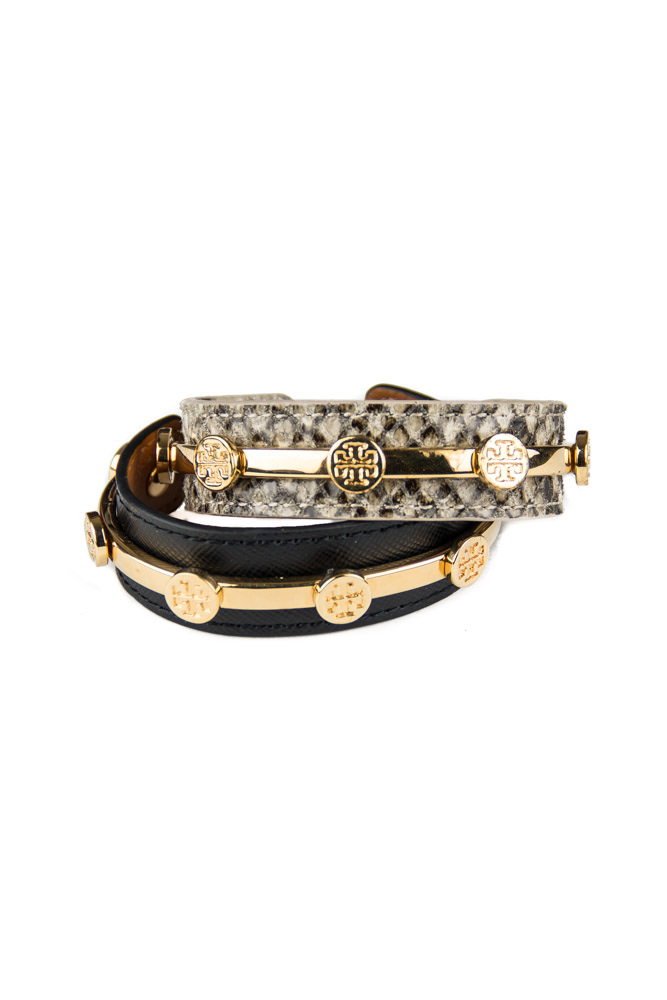 Tory Burch Gold Logo Bracelets