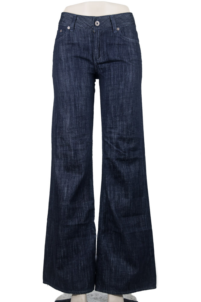 AG Adriano Goldschmied the Mona Wide Leg Flare Jeans Dark Wash 28R ...