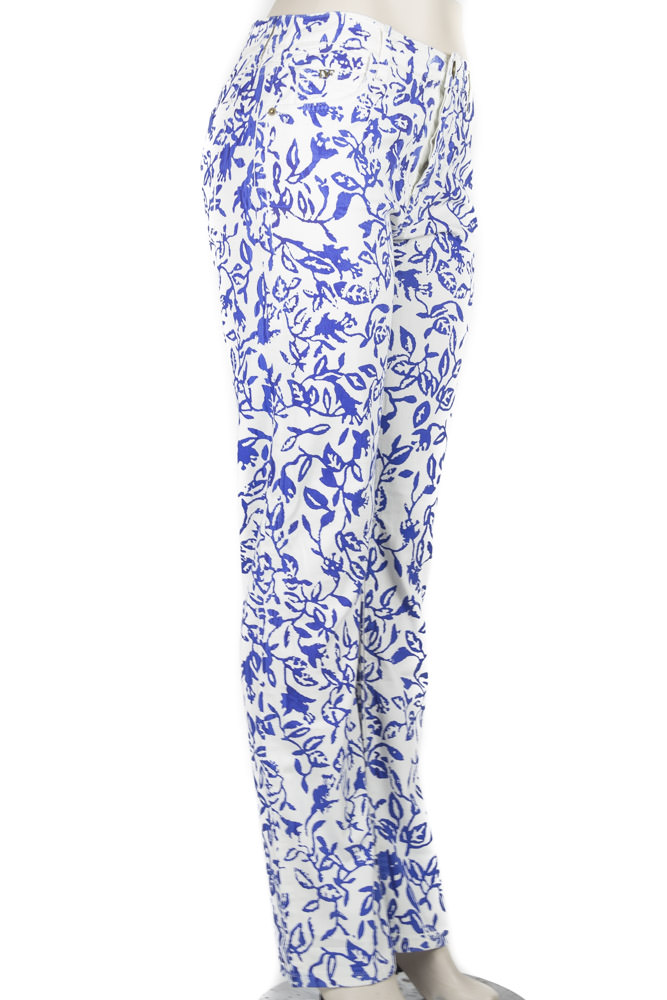 Current/Elliott Floral Straight leg jeans