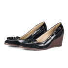 Black Suede Cole Haan Wedges