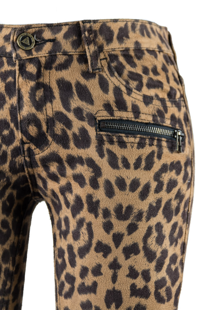 UNIF Animal Print Skinny Jeans