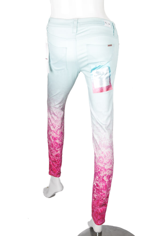 Floral hudson Skinny Jeans