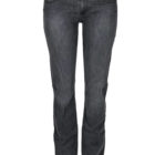 7 For All Mankind Straight Leg Jeans With Rhinestone pockets