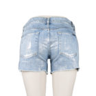 7 For All Mankind Metallic Cutoff Shorts