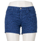 Joe's Jeans Navy Leopard Shorts
