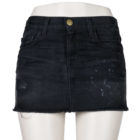 Current/Elliott Black Mini Skirt