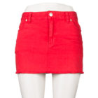Red Tory Burch Denim Skirt