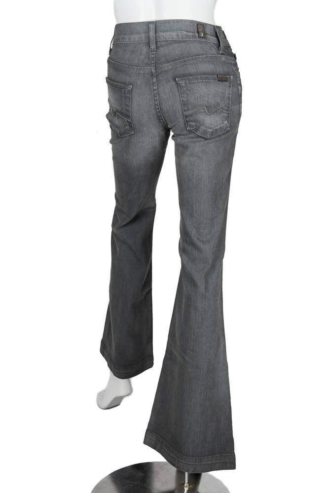 Gray 7 For All Mankind Ginger Wide Leg Jeans