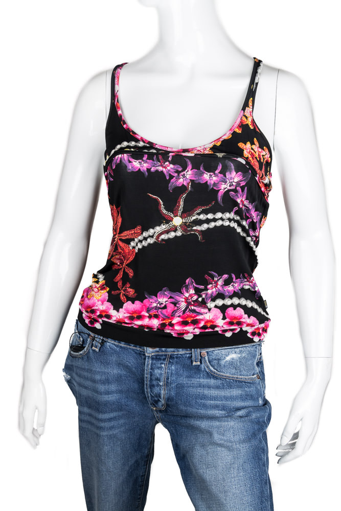 Just Cavalli Black Tank
