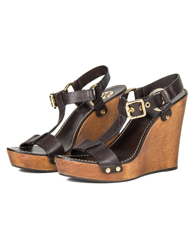 Tory Burch Wooden Wedges