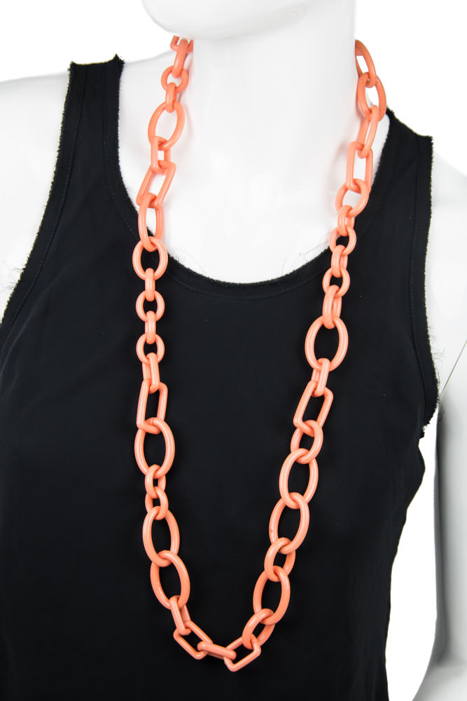 Women's Designer Accessories Peach Necklace
