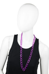 J Crew Purple Chain Link Necklace