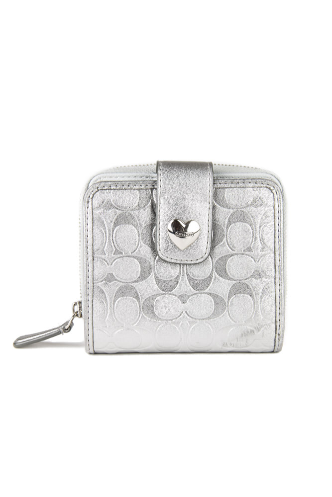Featured: Silver Coach Wallet